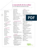 Liste Essentiels Valise PDF