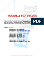 Marelli ECP Decode - ENG PDF