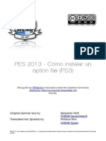 Como Instalar Un Option File PES 2013 ps3 PDF