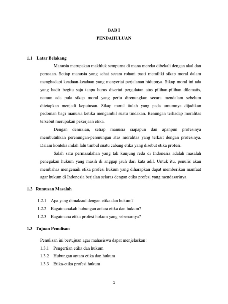 Makalah Etika Hukum