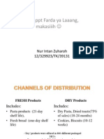 Channels of Distribution (STLH Farda)