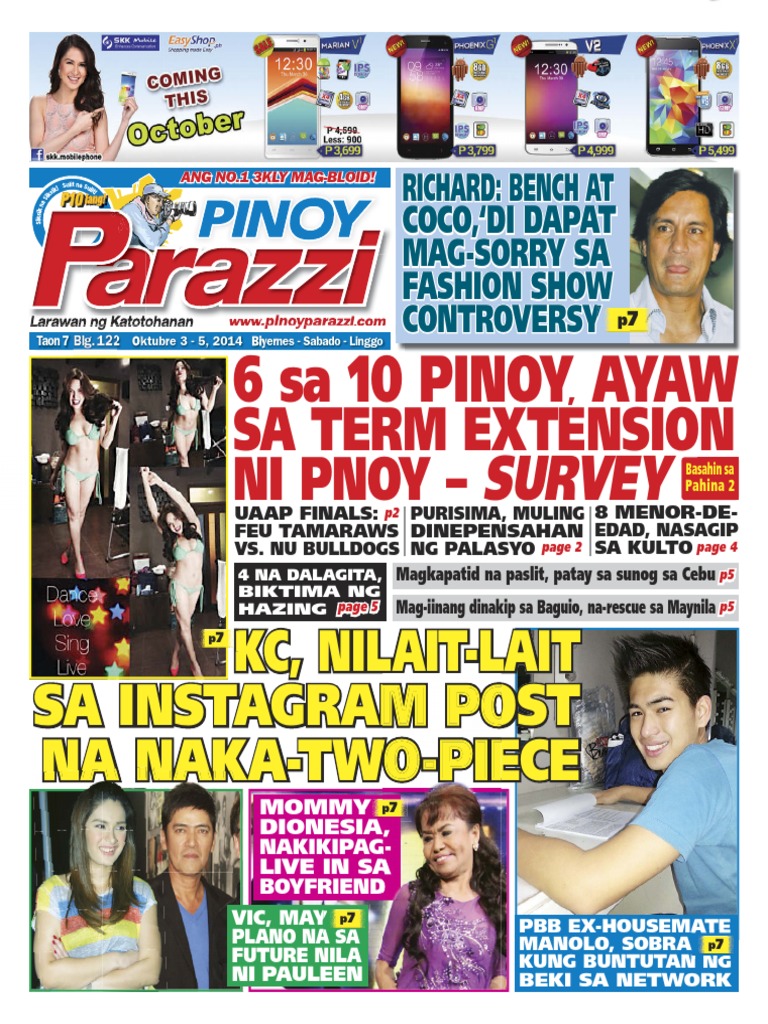 Pinoy Parazzi Vol 7 Issue 122 October 3 picture