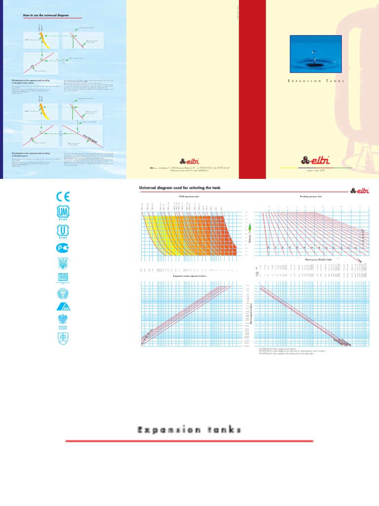 Elbi Expansion Tanks | PDF | Water Heating | Litre