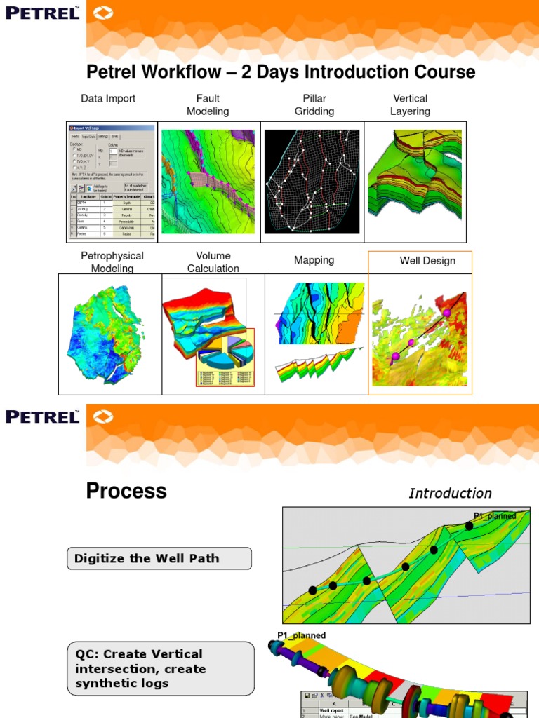 Petrel Workflow Introductory Course | PDF