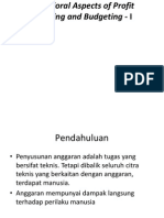 Akpril CH 8 Behavioral Aspects of Profit Planning and Budgeting