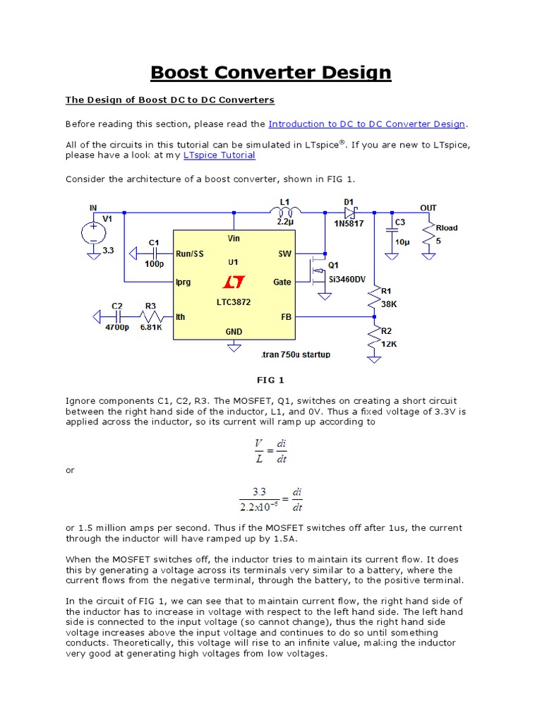 Boost Converter Circuit Diagram Using Mosfet Mc34063a Pinout