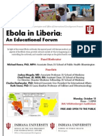 Ebola in Liberia:: An Educational Forum