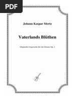 Johann Kaspar Mertz: Vaterlands Blüthen