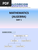 Day 01 - Algebra 1