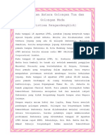 Perdebatan Antara Golongan Tua Dan Golongan Muda