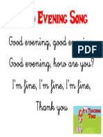 Good Evening Song PDF