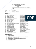 Minit Mesyuarat Daerah Kali Pertama 2014 PDF