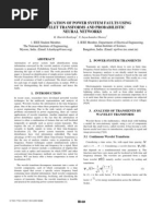 Download Classification of Power System Faults Using Wavelet Transforms and Probabilistic by  SN24197453 doc pdf