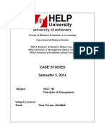 Faculty of Business Case Studies for MGT 101 Principles of Management