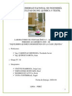 Equilibrio Quimico Homogeneo en La Fase Liquida