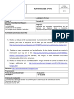 Actividades de Apoyo 6° Biologia III Periodo PDF