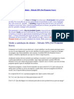 Medir a satisfação do cliente Método NPS Net Promoter Score.doc