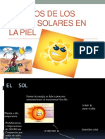 Efectos de Los Rayos Solares en La Piel