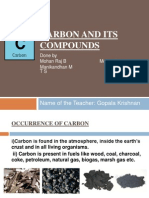 Carbon and Its Compounds Mohanraj