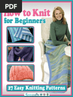 Download Learn How to Knit for Beginners 27 Easy Knitting Patterns 1pdf by Claudia Rozorea SN241982176 doc pdf