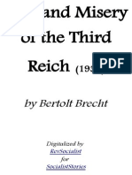 Fear and Misery of The Third Reich - Bertolt Brecht