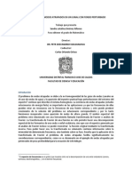 Frecuencias atrapadas en canales perturbados