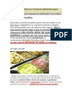 Os 10 Piores Alimentos PDF