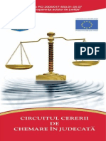 circuitul cererii de chemare in judecata