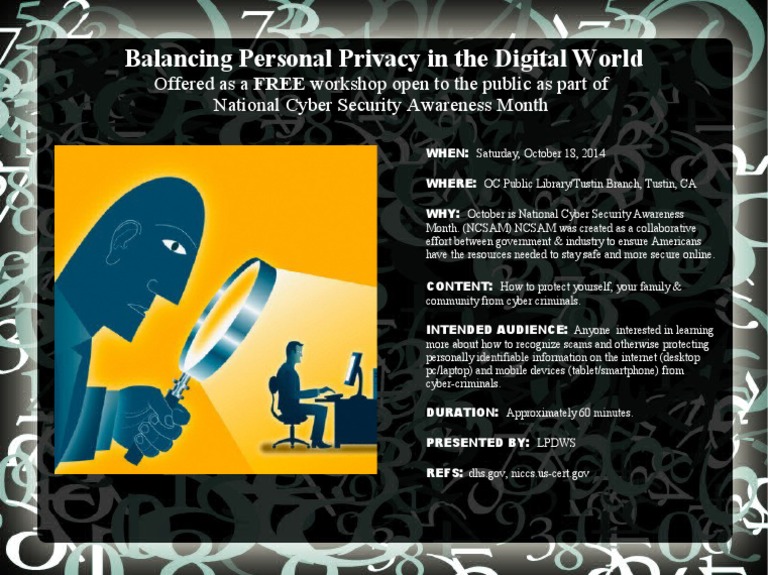 Balancing Personal Privacy in The Digital World | PDF