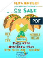 taco sale flyer