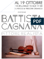 Mostra Del Pittore Realista Battista Cagnana, Nato A Trescore Cremasco (CR)