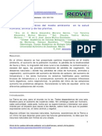 Efecto de Los Cambios Del Medio Ambiente en La Salud PDF