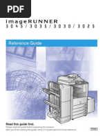 Canon Ir3025 3030 3035 3045 Reference Guide PDF