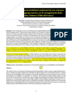 Evaluaci N de La Sustentabilidad Ambiental de Tres Sistemas PDF