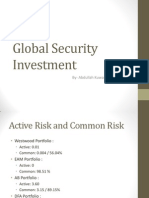Global Security Investment Risk Analysis