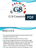 G 8, G 10 & G 15 Countries