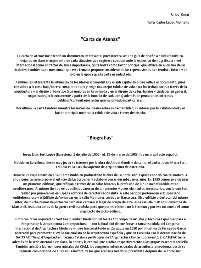 Carta de Atenas.pdf  Medios de arte  Arquitecto