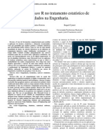 Uso Do Software R No Tratamento Estatístico de Dados Na Engenharia PDF