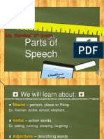 Parts of Speech Activity