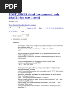 Post Jokes Disini 151 - 160 | PDF