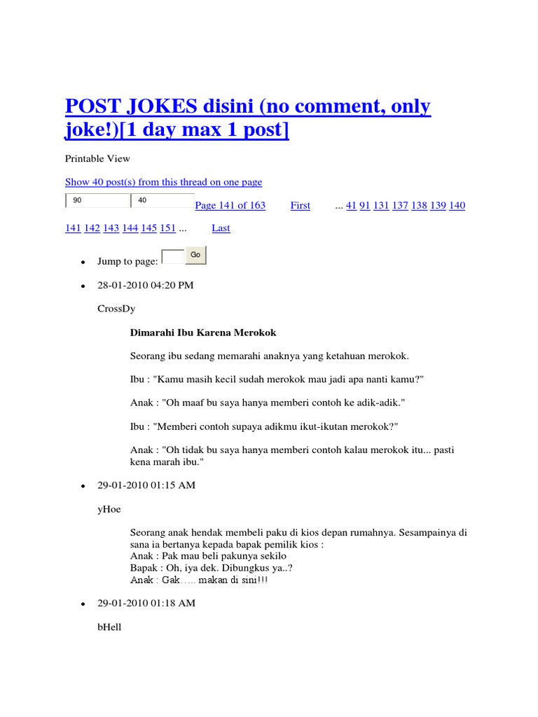 Post Jokes Disini 141 150