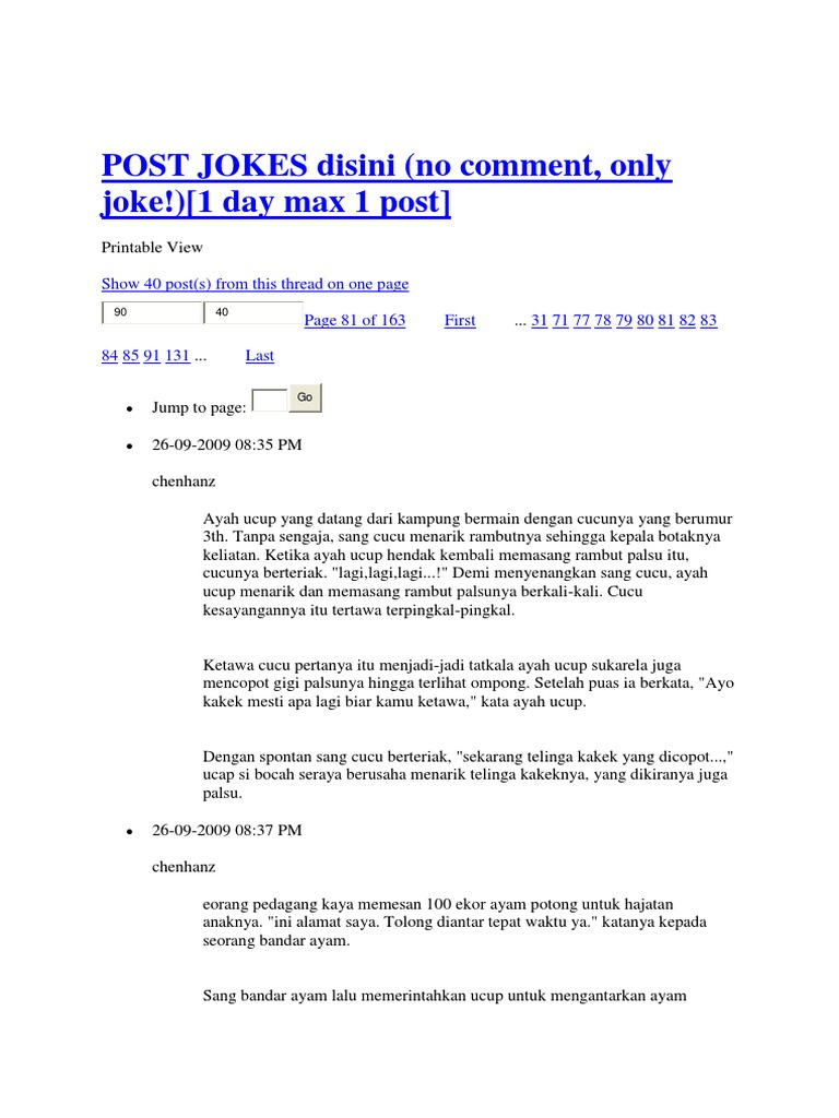 Post Jokes Disini 81 90