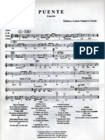Partitura de Gustavo Cerati Cancion Puente Bocanada PDF