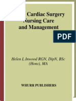 Adult Cardiac Surgery - Nursing Care and Management