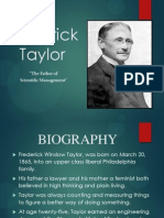 Frederick Taylor