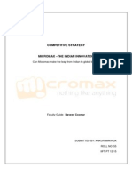 Micromax Competitive Strategy Roll No.55 PDF
