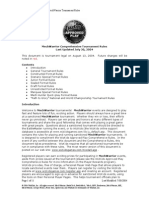 MechWarrior Dark Age Tournament Rules