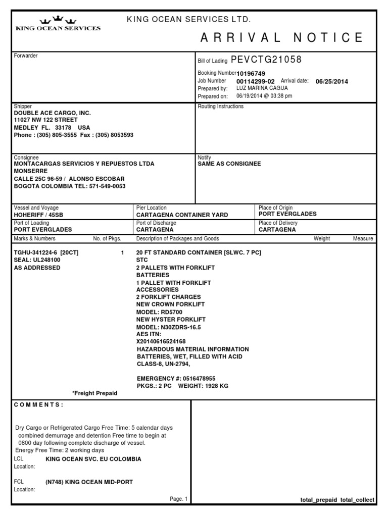 Arrival_Notice (1).pdf Cargo Consignee
