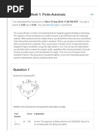 Homework Feedback - Coursera