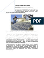 Proyecto de Terma Artesanal PDF